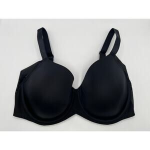 Felina Marvelous Side Smoothing T-Shirt Bra 245033 Black Size 38DDD